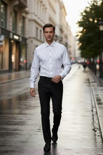 Load image into Gallery viewer, "Richard" White Spread Collar Shirt
