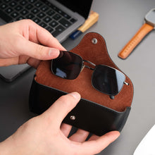 Load image into Gallery viewer, Rochester Full-Grain Leather Eyeglass Case
