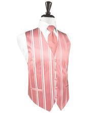 Load image into Gallery viewer, Striped Satin Tuxedo Vest 11
