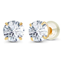 Load image into Gallery viewer, 1.50 CTW AGI Certified Lab-Grown Diamond Stud Earrings in 14K White or Yellow Gold | F-G Color | VS Clarity | Ethical Luxury
