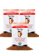Load image into Gallery viewer, Tylers Decaf Ground Acid Free Coffee
