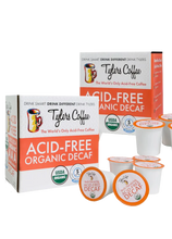 Load image into Gallery viewer, Tylers Decaf Single-Serve Pods Acid Free Coffee
