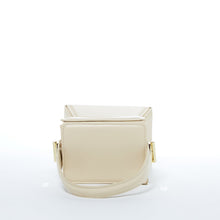 Load image into Gallery viewer, Cream Leather Bucket Bag Off White Unique Leather Crossbody Purse Women's Handbag

