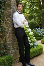 Load image into Gallery viewer, "Washington" Black Stretch Blend Tuxedo Pants
