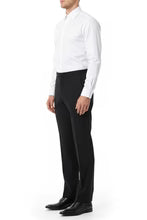 Load image into Gallery viewer, "Washington" Black Stretch Blend Tuxedo Pants
