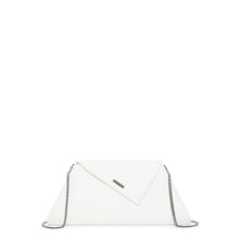 Load image into Gallery viewer, White Purse Leather Clutch Bag Crossbody Evening Purse Unique Women's Handbag
