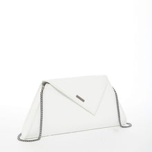 Load image into Gallery viewer, White Purse Leather Clutch Bag Crossbody Evening Purse Unique Women's Handbag

